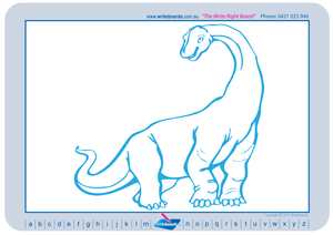 Teach your child How to Draw Dinosaurs using a grid