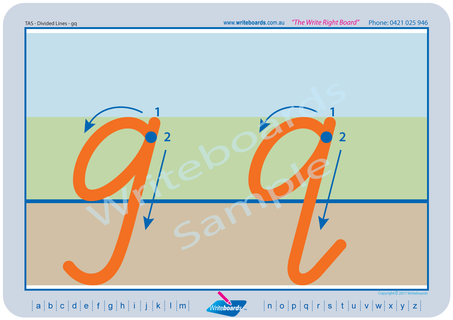 Master TAS Modern Cursive Font with our Coloured Divided Line Worksheets