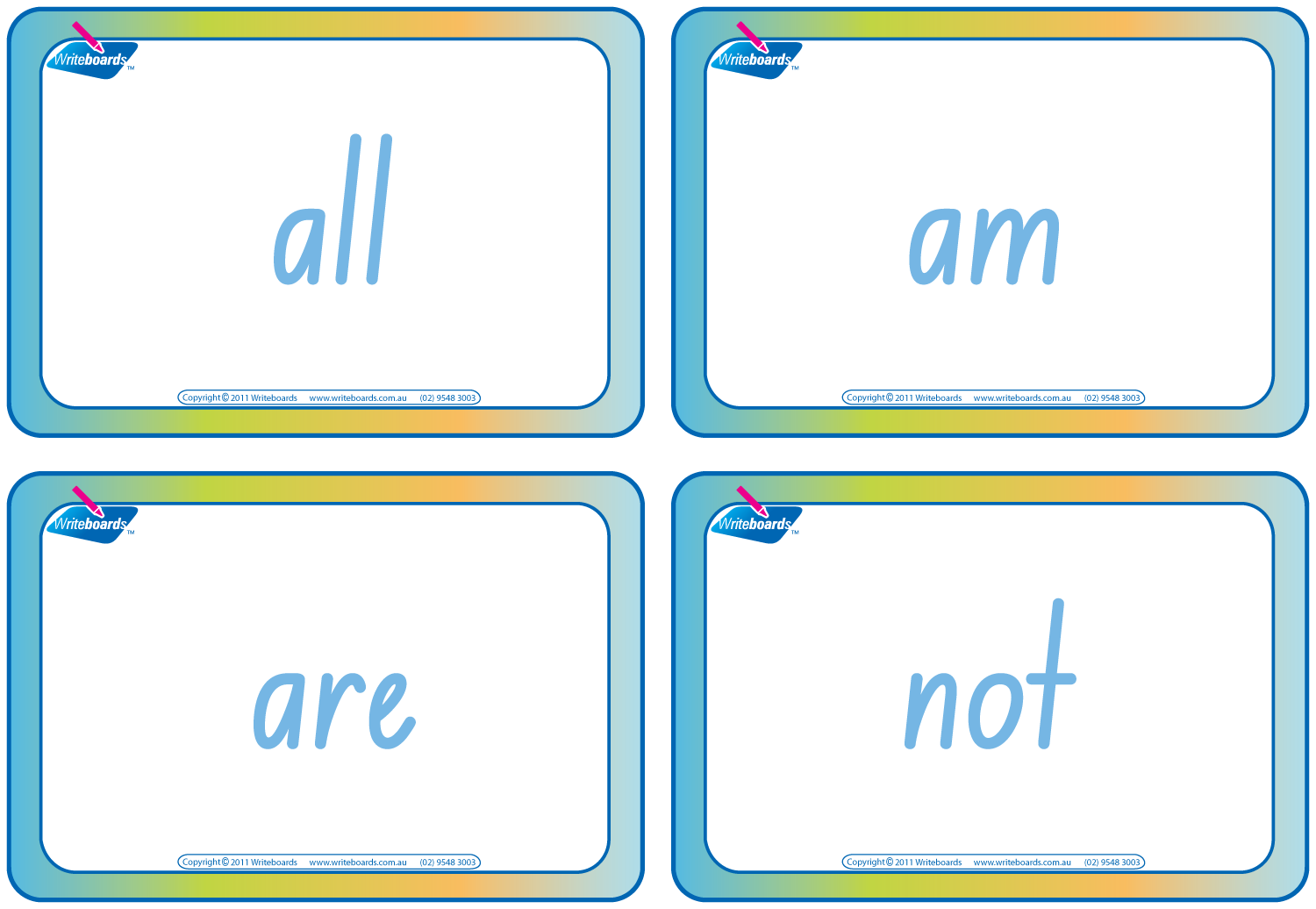 Boost reading fluency at home with Sight Word Flashcards and Bingo Game NSW & ACT handwriting