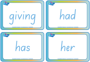 SA Modern Cursive Font Dolch Words Flashcards for Teachers, SA Teachers Resources