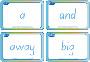 SA Modern Cursive Font Dolch Words Flashcards for Teachers, SA Teachers Resources