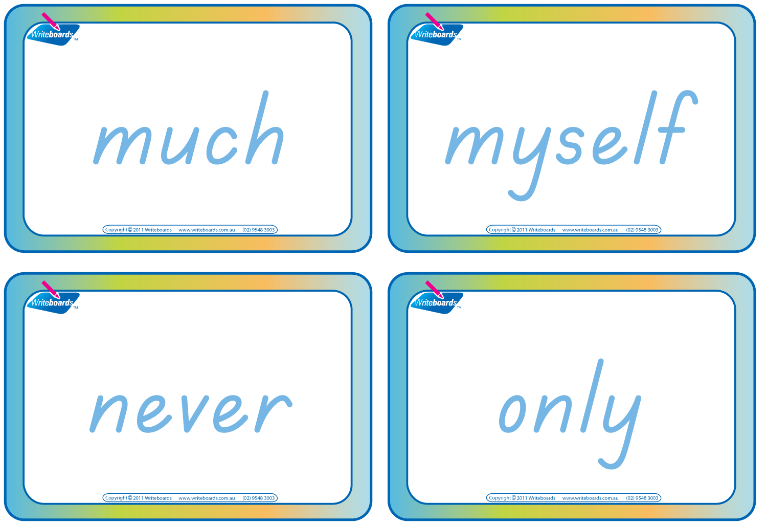 Boost reading fluency at home with 315 Sight Word Flashcards for TAS School Handwriting