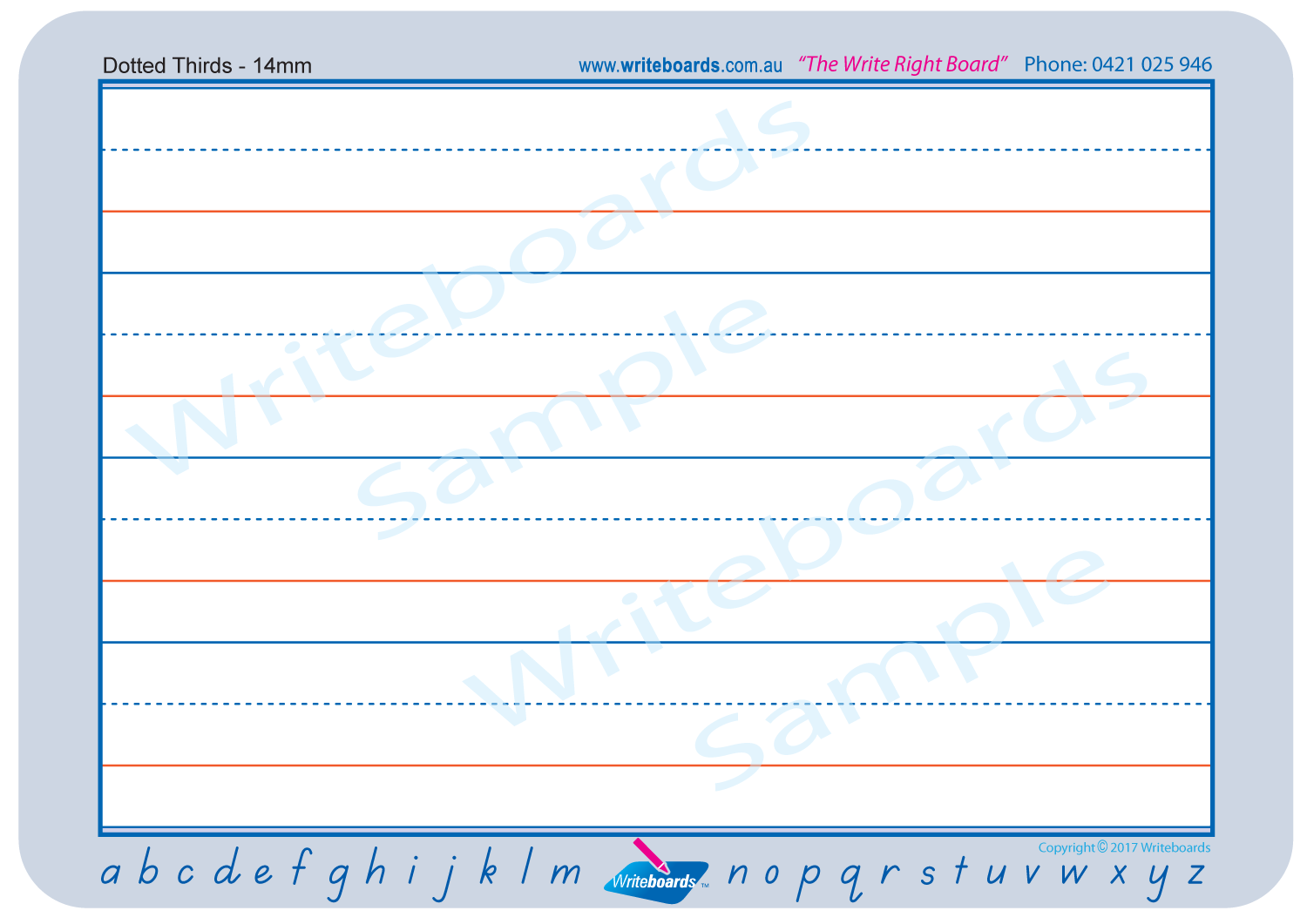TAS Modern Cursive Font Dotted Thirds Worksheets for Occupational Therapists and Tutors, TAS Resources