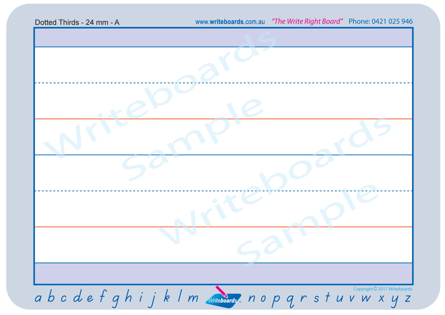 TAS Modern Cursive Font Dotted Thirds Worksheets for Occupational Therapists and Tutors, TAS Resources