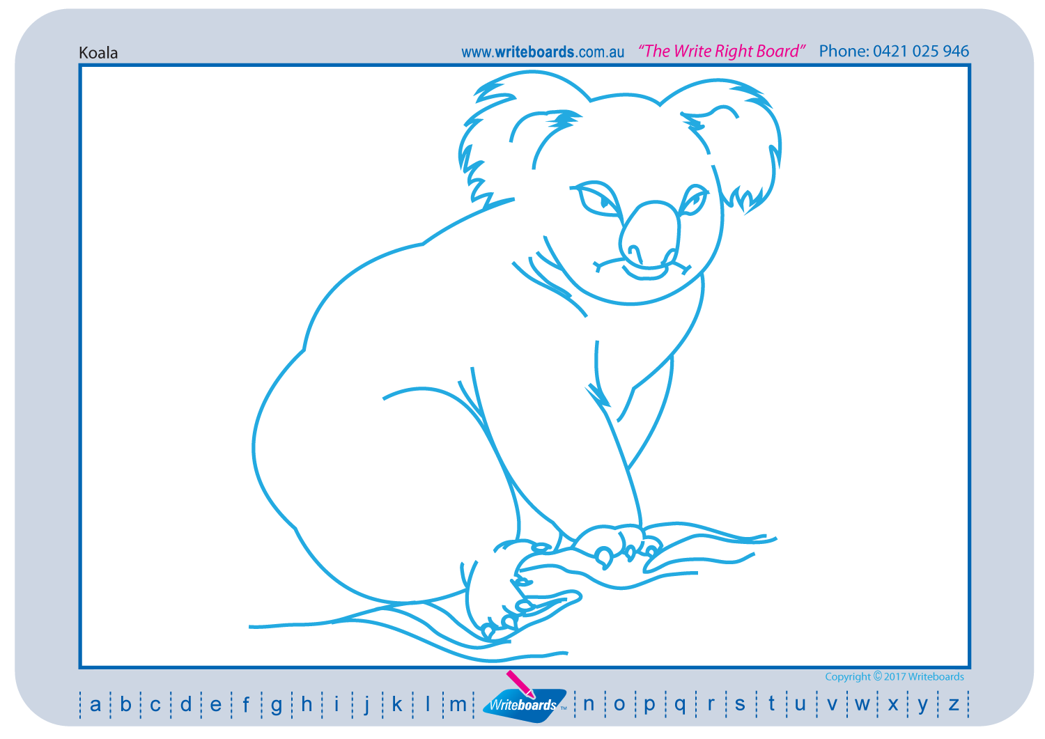 Teach your child how to draw Australian Animal using a grid & a Reusable board