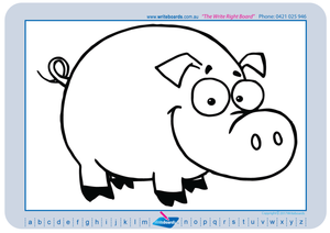 Learn to draw farm animals. Excellent for special needs children.