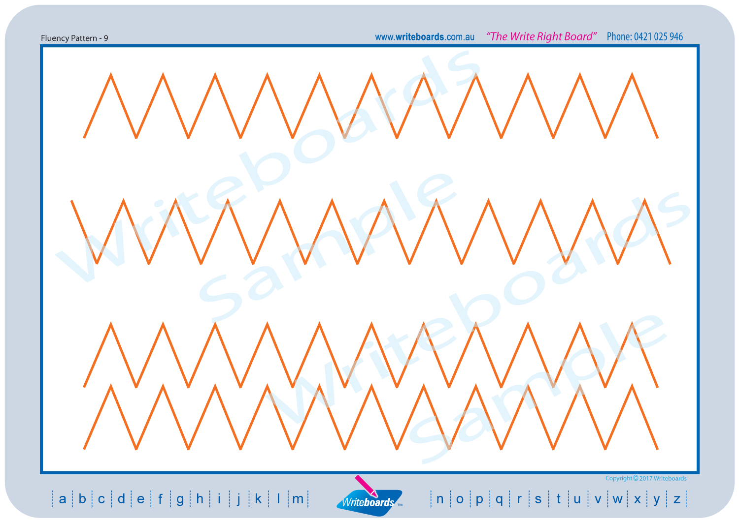 Beginner Handwriting Patterns for Occupational Therapists and Tutors, Fluency Patterns