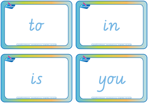 VIC Modern Cursive Font Sign Language and Sight Word Flashcards for Tutors and Occupational Therapists