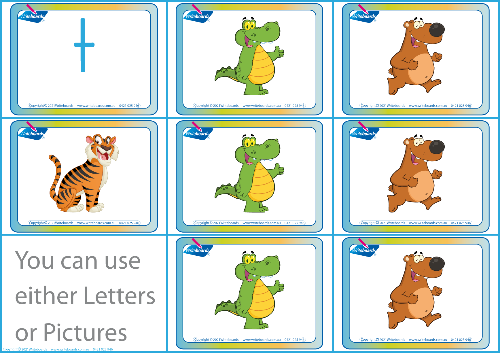 CVC Games Package for teachers using Animal Phonic Pictures and Letters, CVC Games using Zoo Phonics