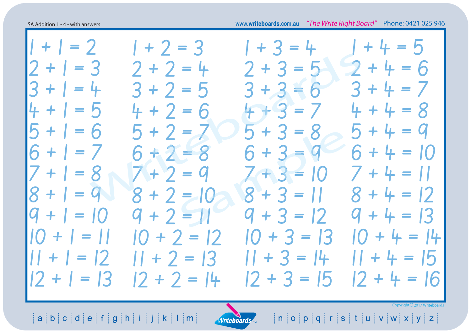 SA Modern Cursive Font Maths Worksheets for Tutors and Occupational Therapists, SA Tutor resources