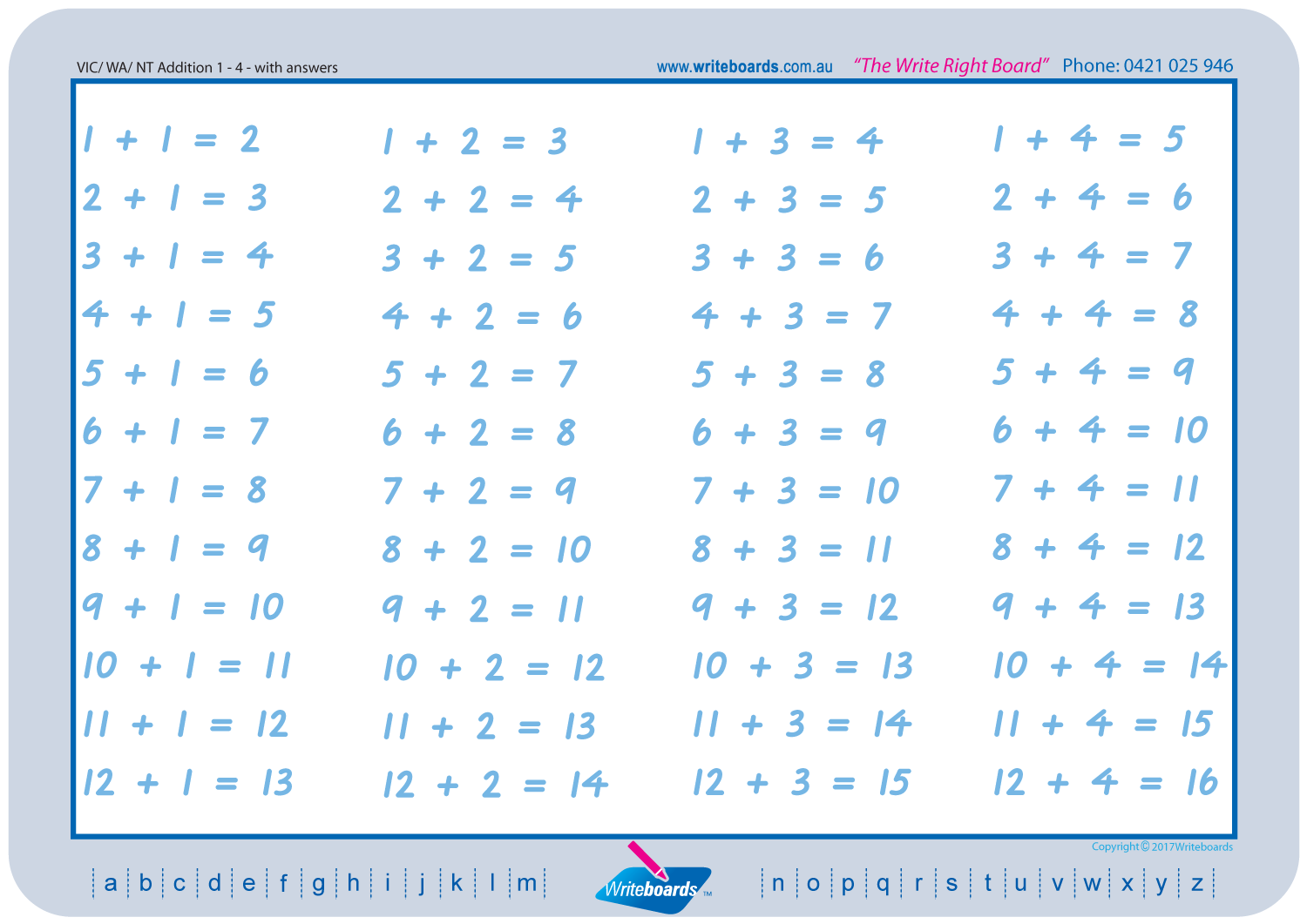 VIC Modern Cursive Font Maths Worksheets for Tutors and Occupational Therapists, VIC and NT Tutor resources