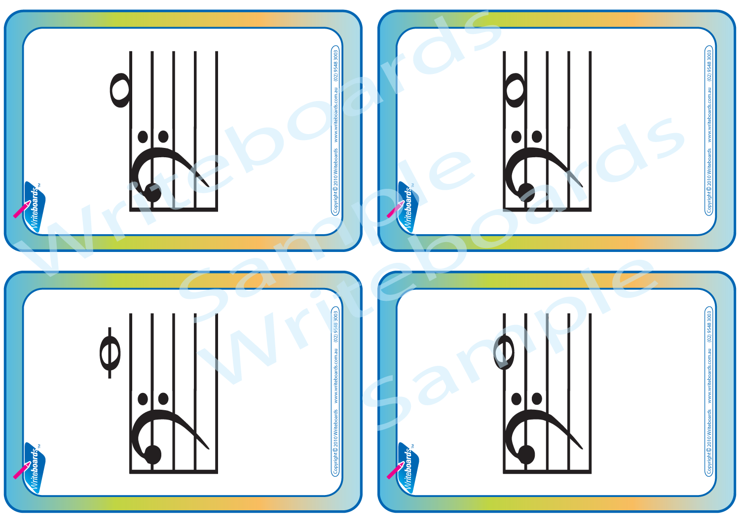 Music worksheets and flashcards for tutors and occupational therapists