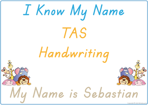 Teach Your Child How To Spell Their Name using a TAS Handwriting