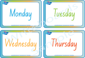 Days of the Week Busy Book Includes Free Flashcards for NSW & ACT Handwriting