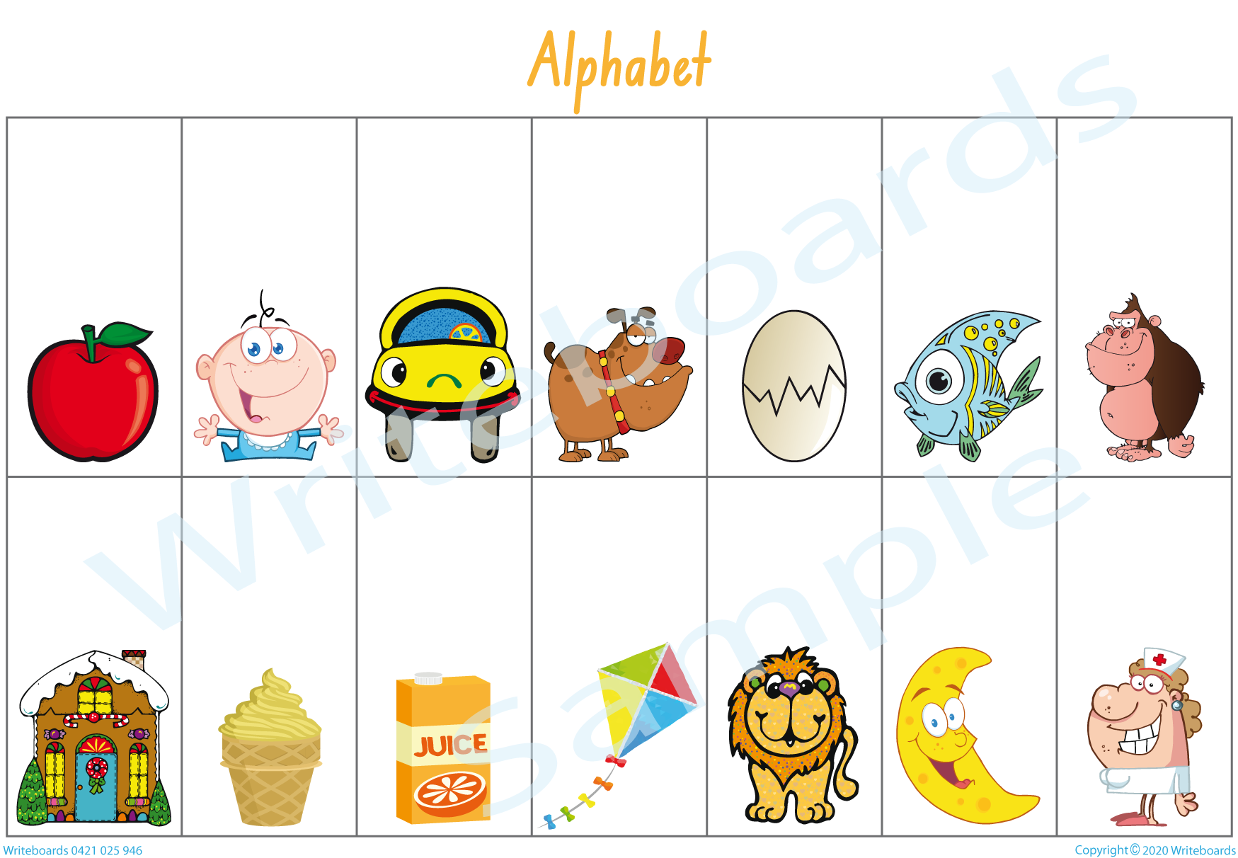 Teach your child the alphabet with our NSW Foundation Font Busy Book with posters and flashcards 