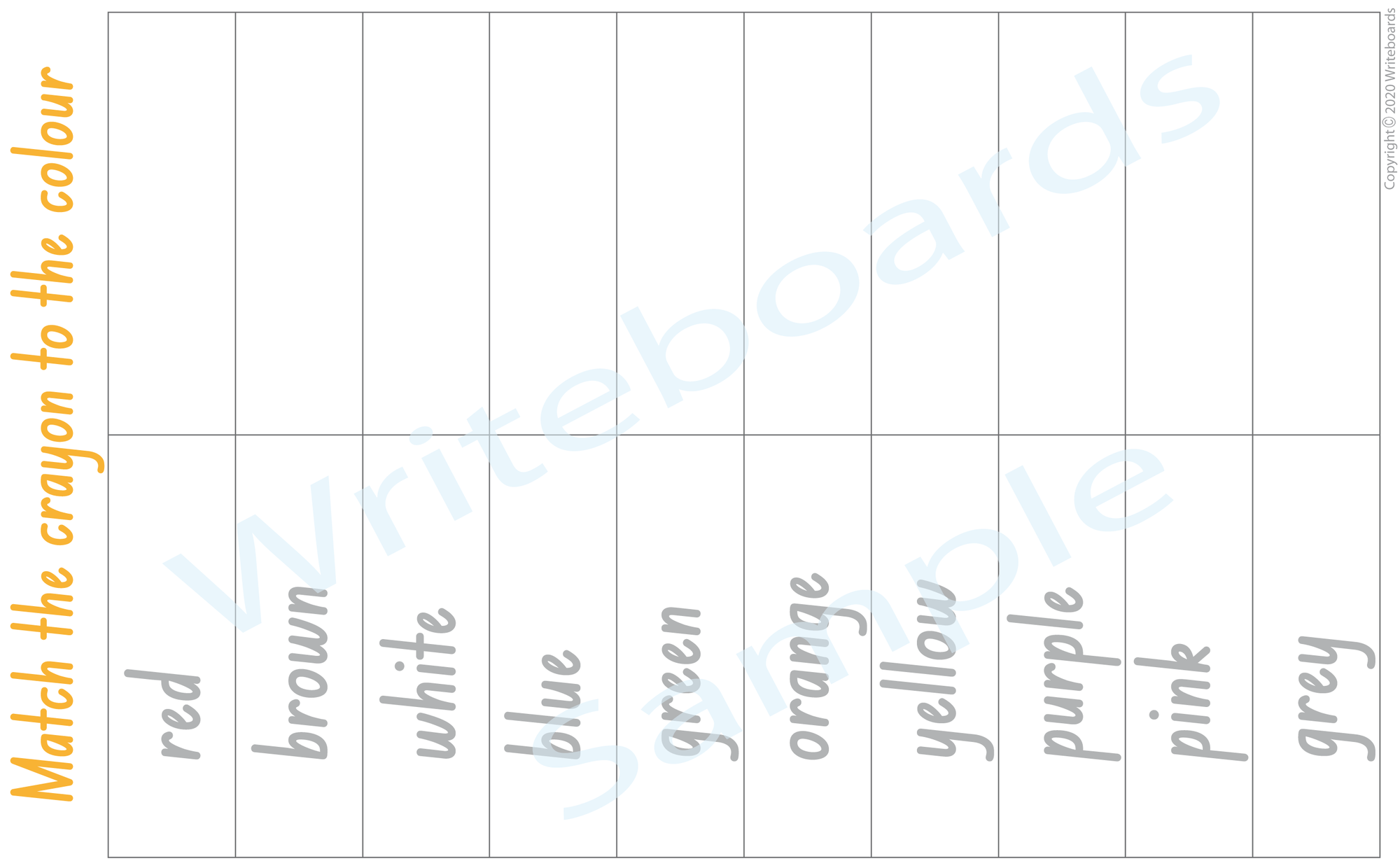 Teach your child colours with our NSW Foundation Font Busy Book with posters and flashcards