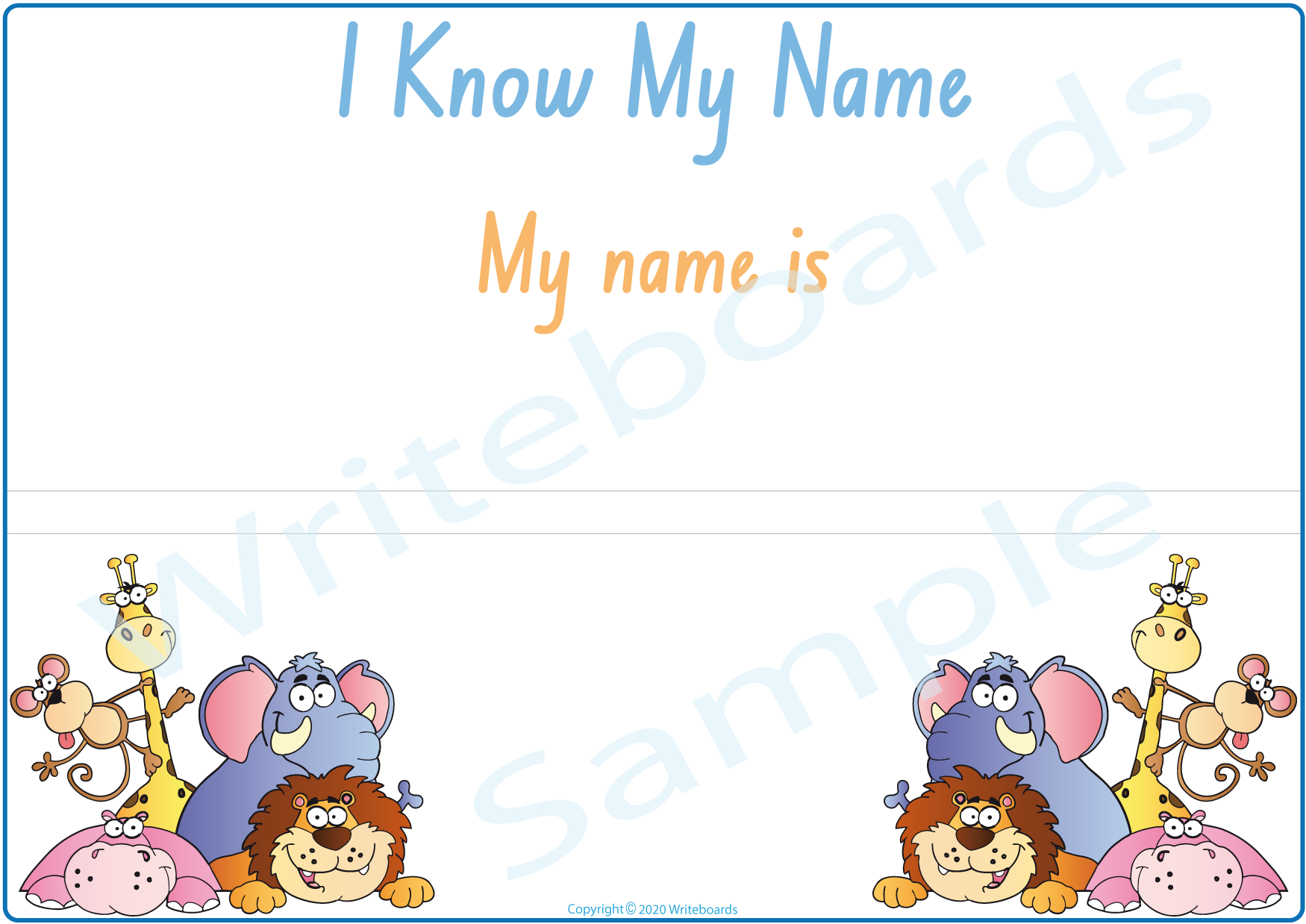 Teach Your Child to Spell Their Name Busy Book comes with a Free Poster