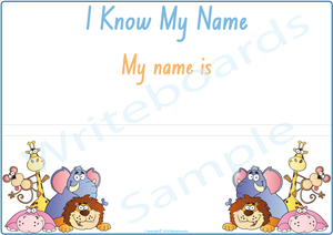 Teach Your Child to Spell Their Name Busy Book comes with a Free Poster
