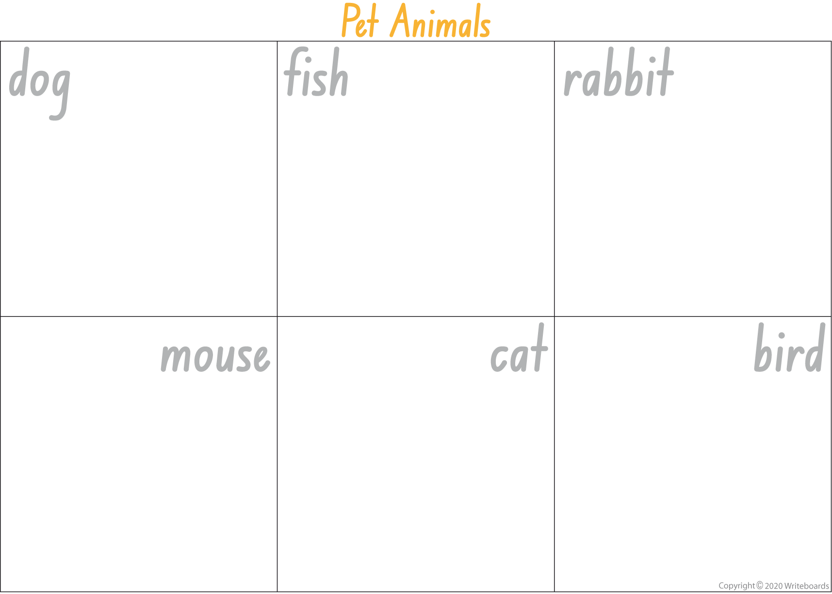 Teach your child about pets with our NSW Foundation Font Interactive Busy Book