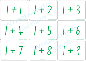 Arithmetic Bingo Game using NSW Foundation Font for Tutors and Therapists