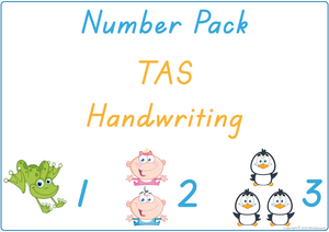 TAS Modern Cursive Font Busy Book Package Two