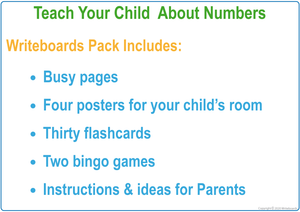 VIC/ WA & NT Busy Book Number Pack includes Busy Pages, Posters & Flashcards