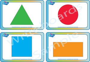 Free Flashcards come with VIC / NT & WA Shape Busy Book 