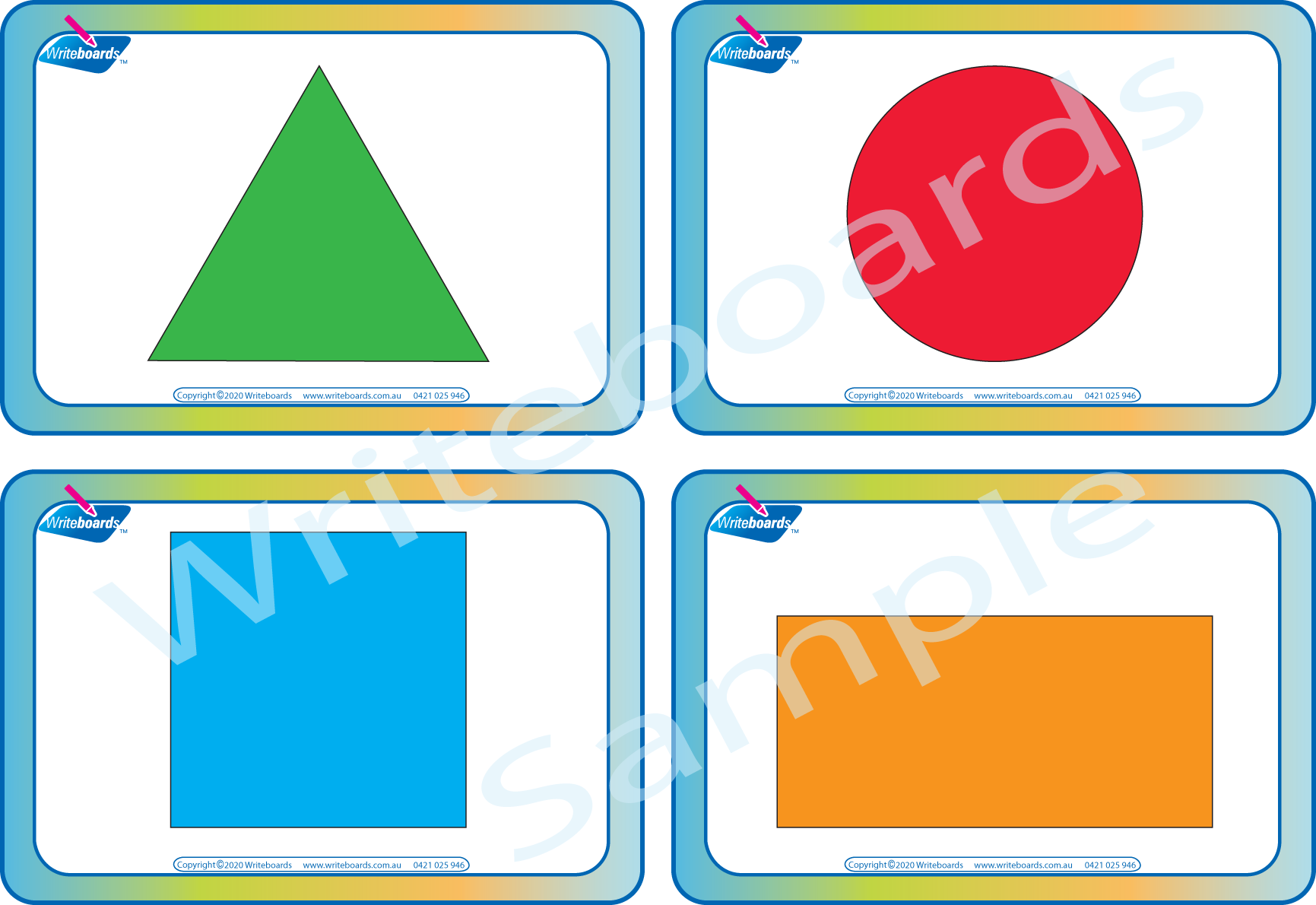 Teach your child shapes with our TAS Modern Cursive Font Busy Book with posters and flashcards