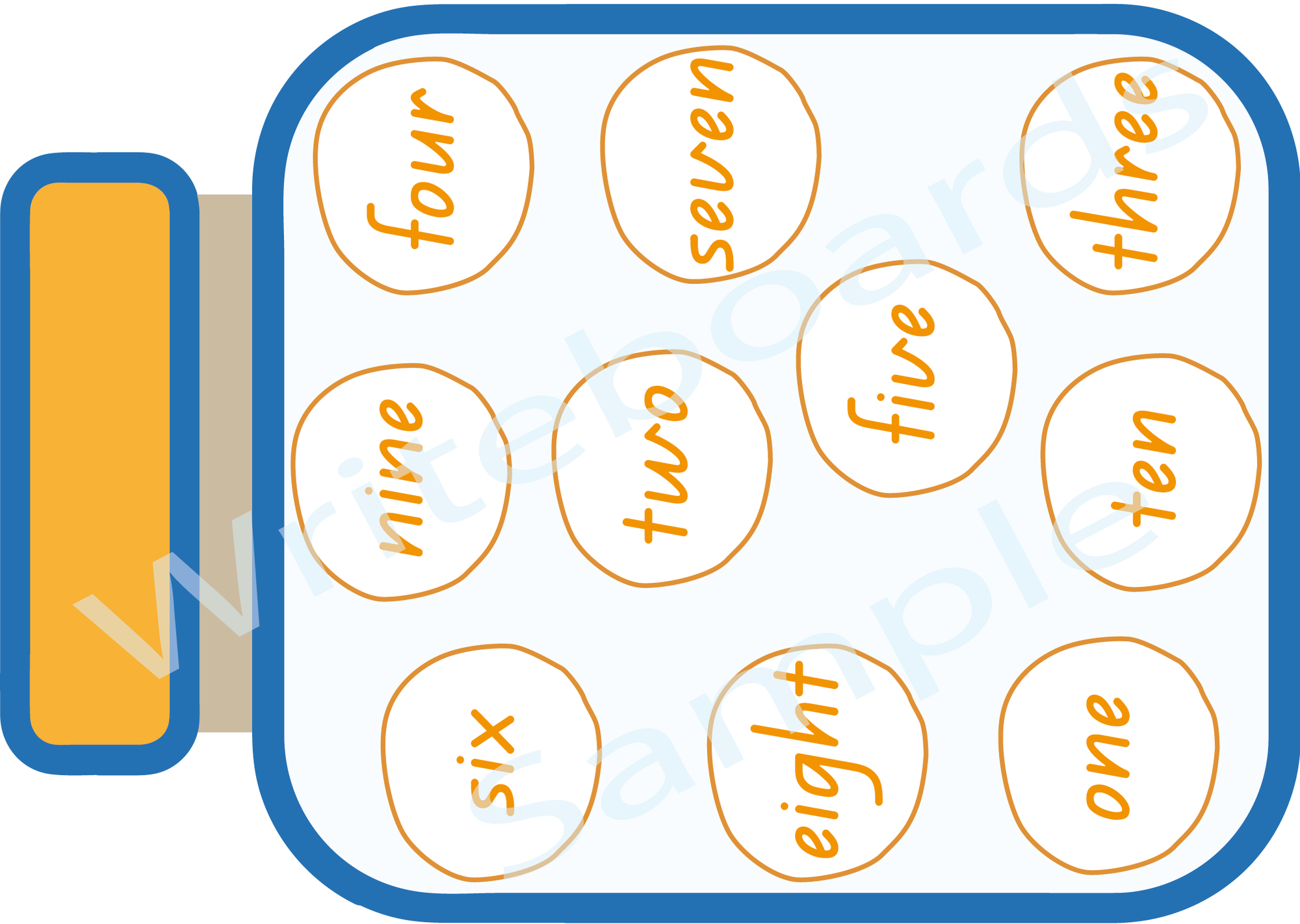 Busy Book Numbers for QLD, Busy Book Number words for QLD