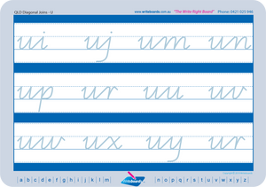 QLD Cursive Handwriting Worksheets, Teach Your Child QLD Cursive Handwriting, Cursive worksheets completed in QLD Handwriting