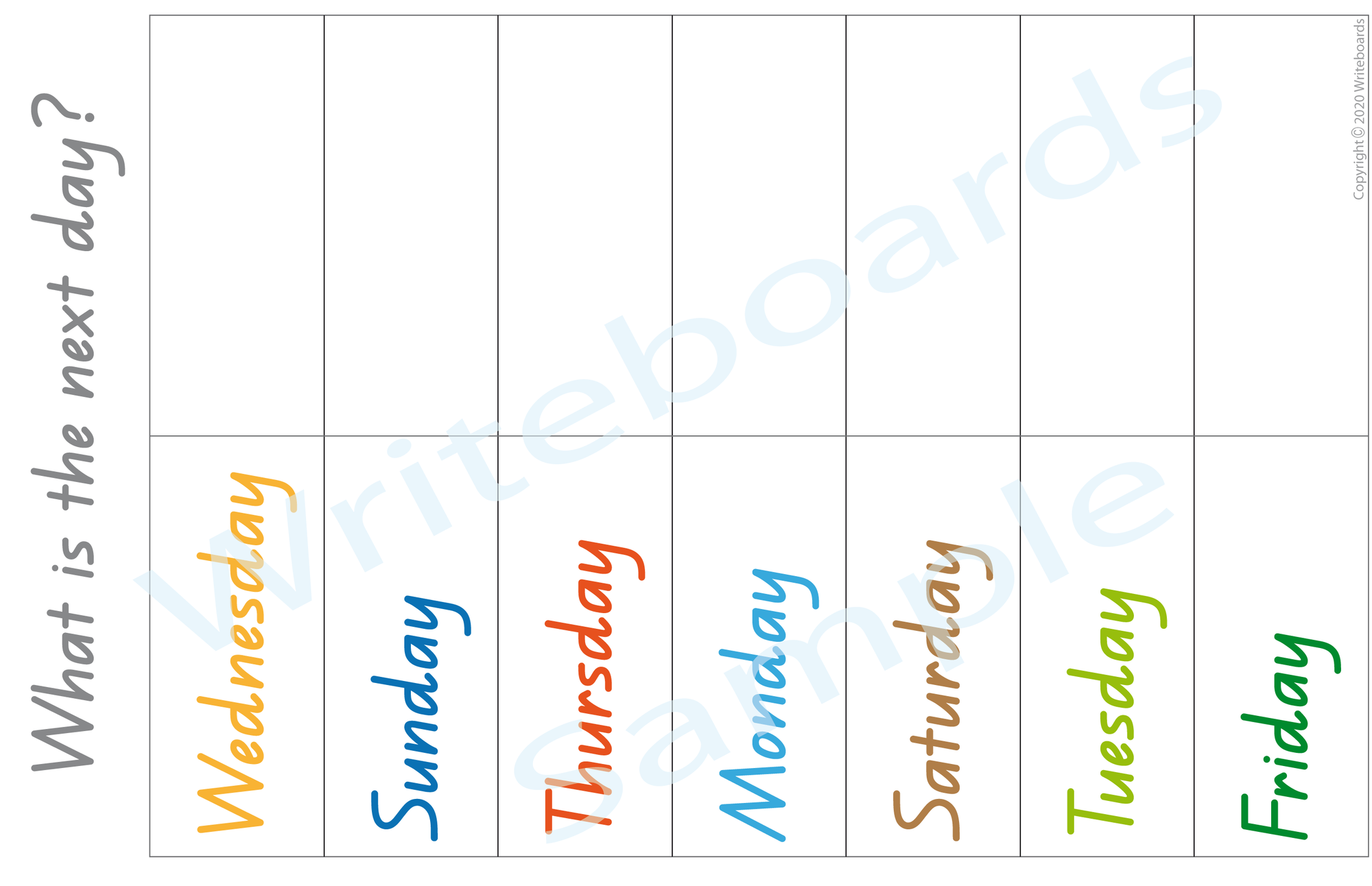 QCursive days of the week busy book featuring 16 pages including flashcards and games