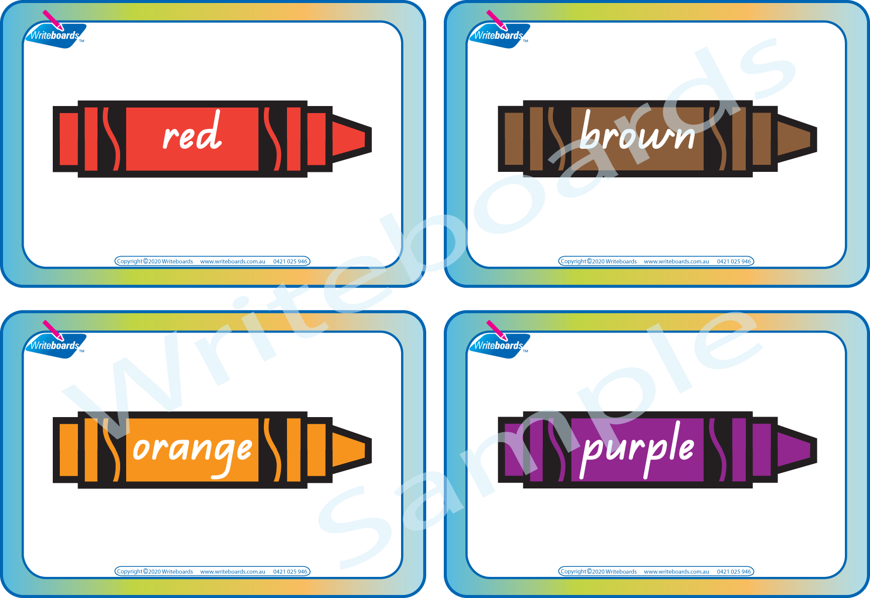 Busy Book Colour Pack for QLD Beginner Font comes with Free Flashcards