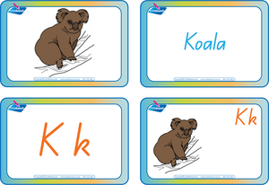 QLD Modern Cursive Font Aussie Animal Flashcards for Teachers, QCursive  Australian Animal Flashcards for Teachers