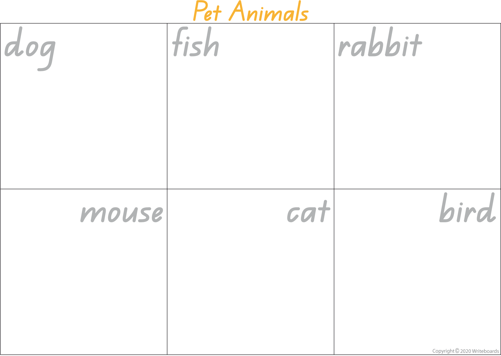 Teach your child about pets with our QCursive Interactive Busy Book