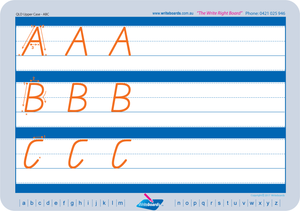 Free QLD Beginners Font Upper Case Alphabet Handwriting Worksheets, Download Free QBeginners worksheets