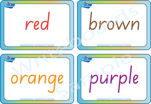 Colour Busy Book for SA Handwriting comes with Free Colour Flashcards