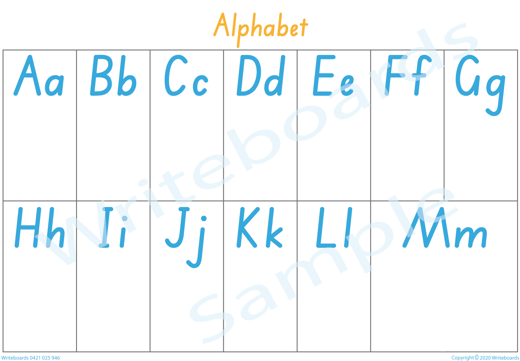 Sa Basic Letters Busy Book Alphabet - SA Handwriting - Writeboards