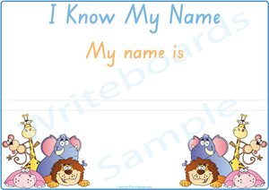 Teach Your Child to Spell Their Name Busy Book for SA comes with a Free Poster