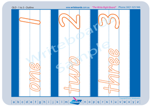 Special Needs QLD Modern Cursive Font shape and colour worksheets and flashcards