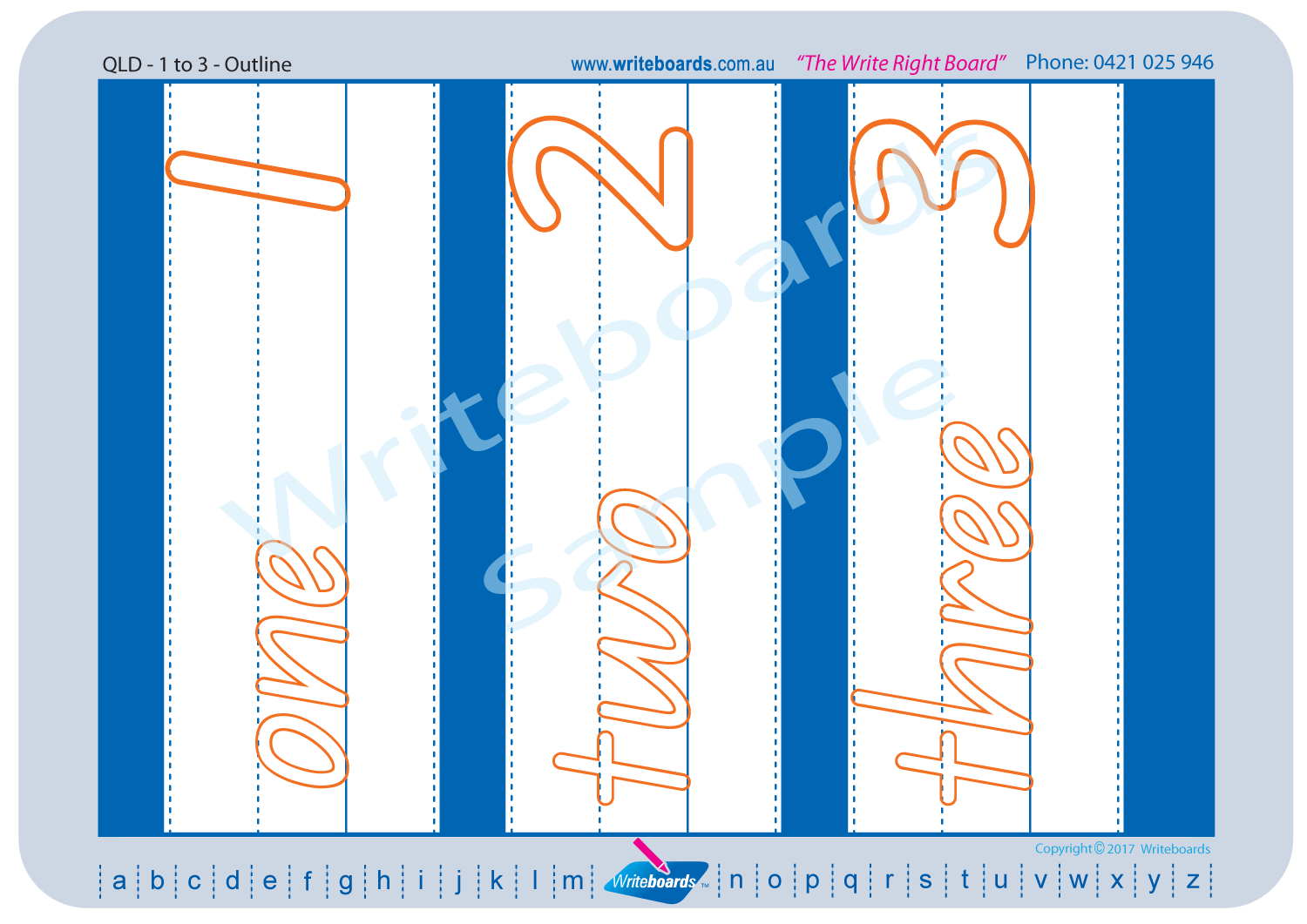 QLD Modern Cursive Font number worksheets. QCursive handwriting.