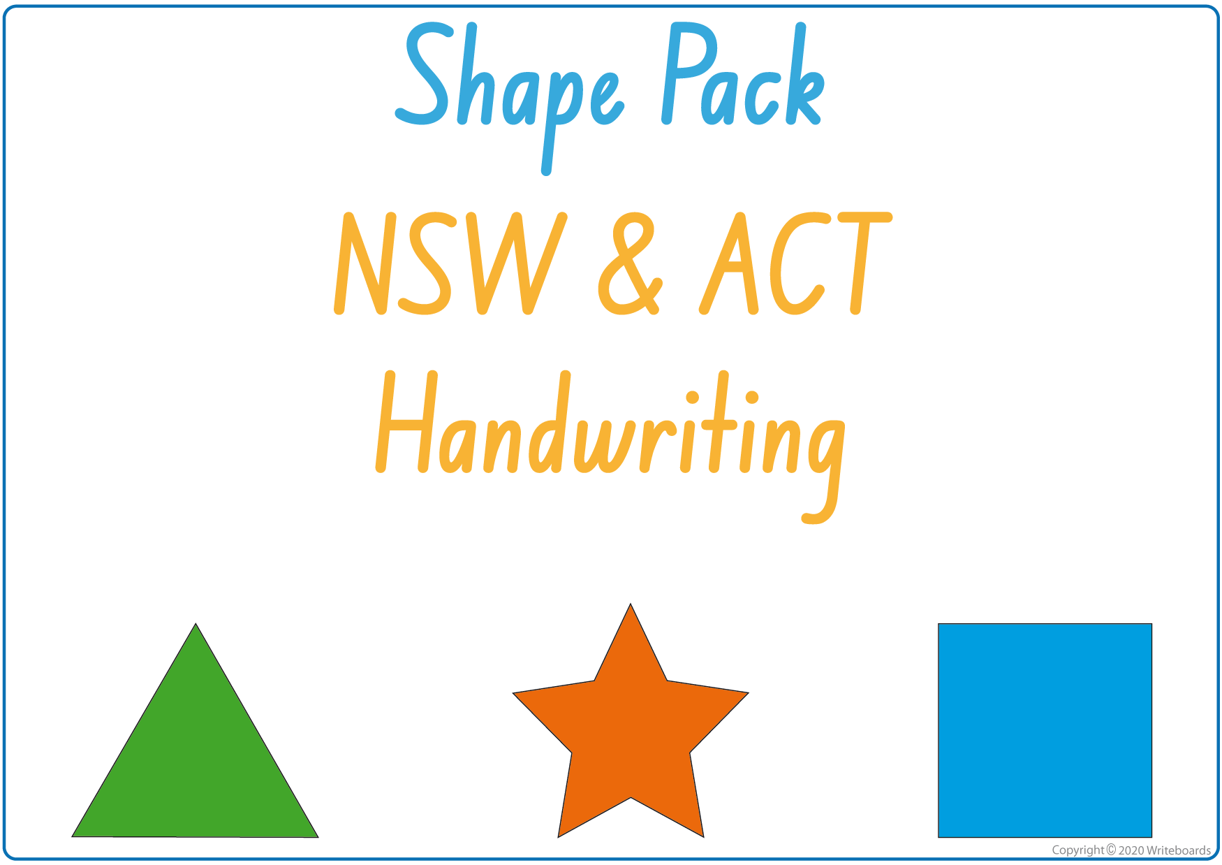 NSW Foundation Font Busy Book Package Three