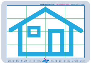 EASY Learn to Draw on a Grid Worksheets for Childcare and Tutors