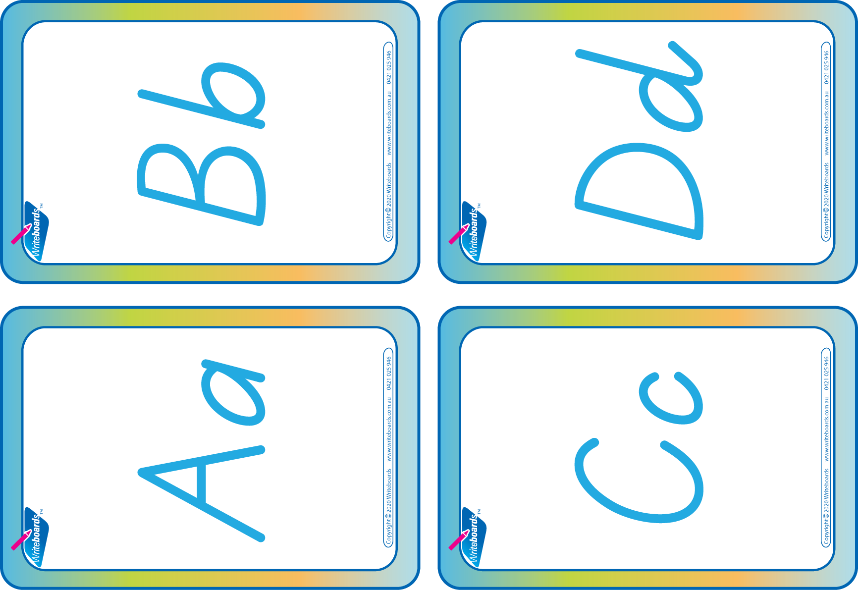 TAS Modern Cursive Font Alphabet Busy Book includes Fun Posters – Flashcards & activities