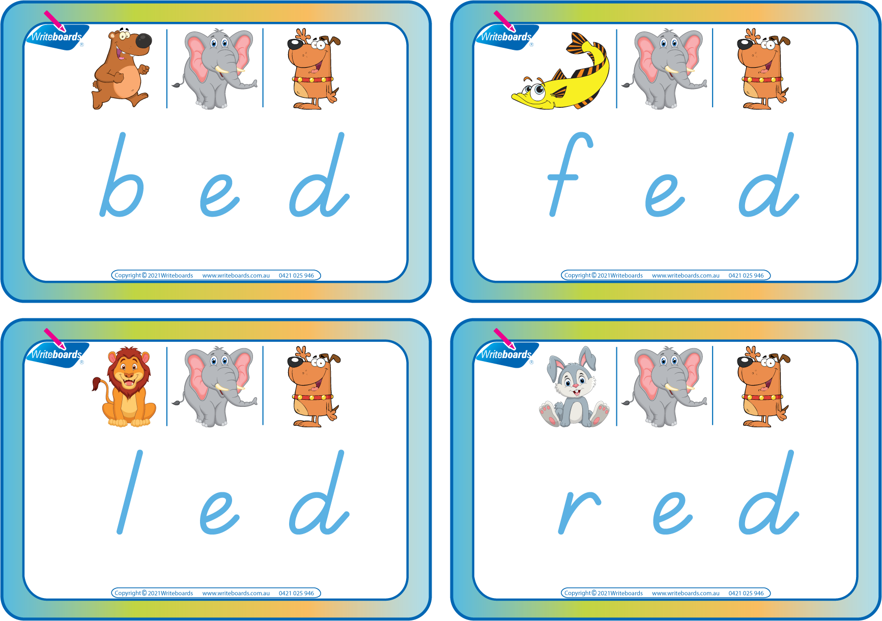 TAS CVC Flashcards – 228 printable cards to teach your child spelling using TAS handwriting