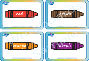 Busy Book Colour Pack for TAS Beginner's Alphabet comes with Free Flashcards