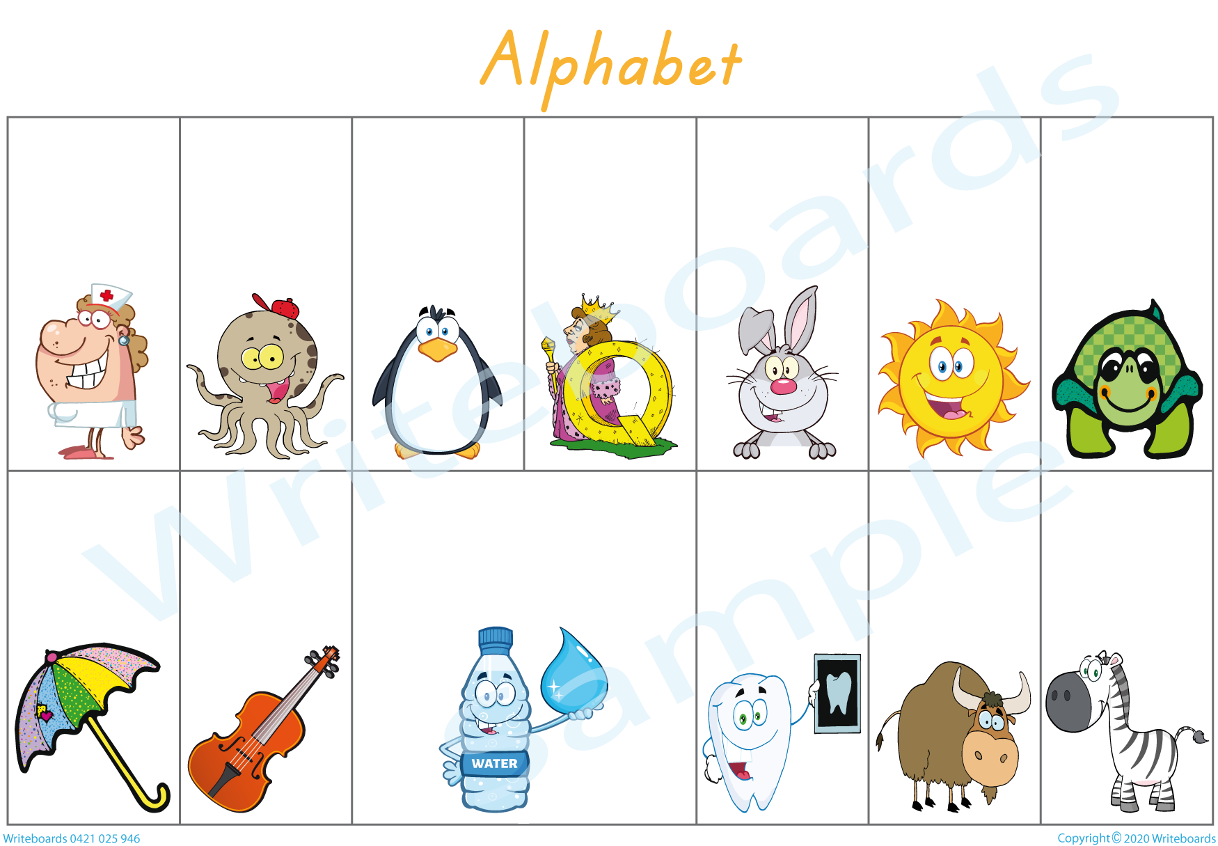 TAS Modern Cursive Font Alphabet Busy Book includes Fun Posters – Flashcards & activities