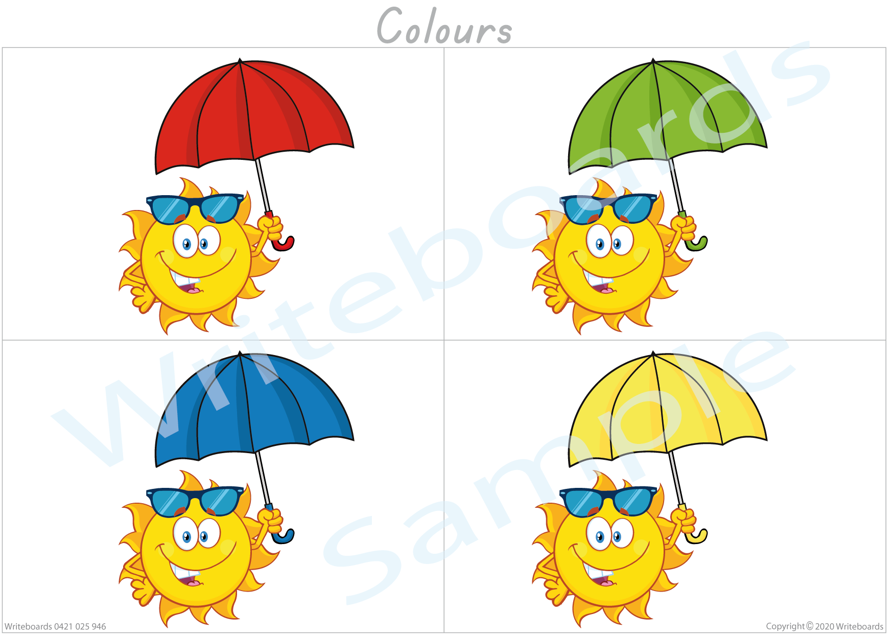 Teach your child colours with our 12-page Colours Busy Book featuring TAS Modern Cursive Font handwriting