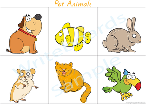 Busy Book Pet Animal Pack where your child has to add the TAS names