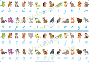 TAS Modern Cursive Font Animal Phonic Package for Teachers, TAS Modern Cursive Font Zoo Phonic Package