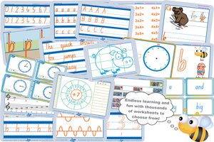 Australian School Readiness Worksheets for Childcare, Educational Games & Flashcards for Kindergarten and Prep and Preschool